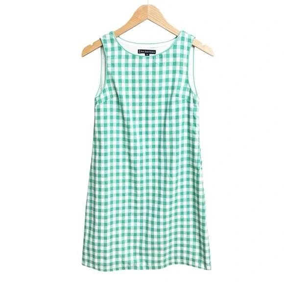 Kiel James Patrick Gingham Mini Shift Dress - Picture 2 of 5